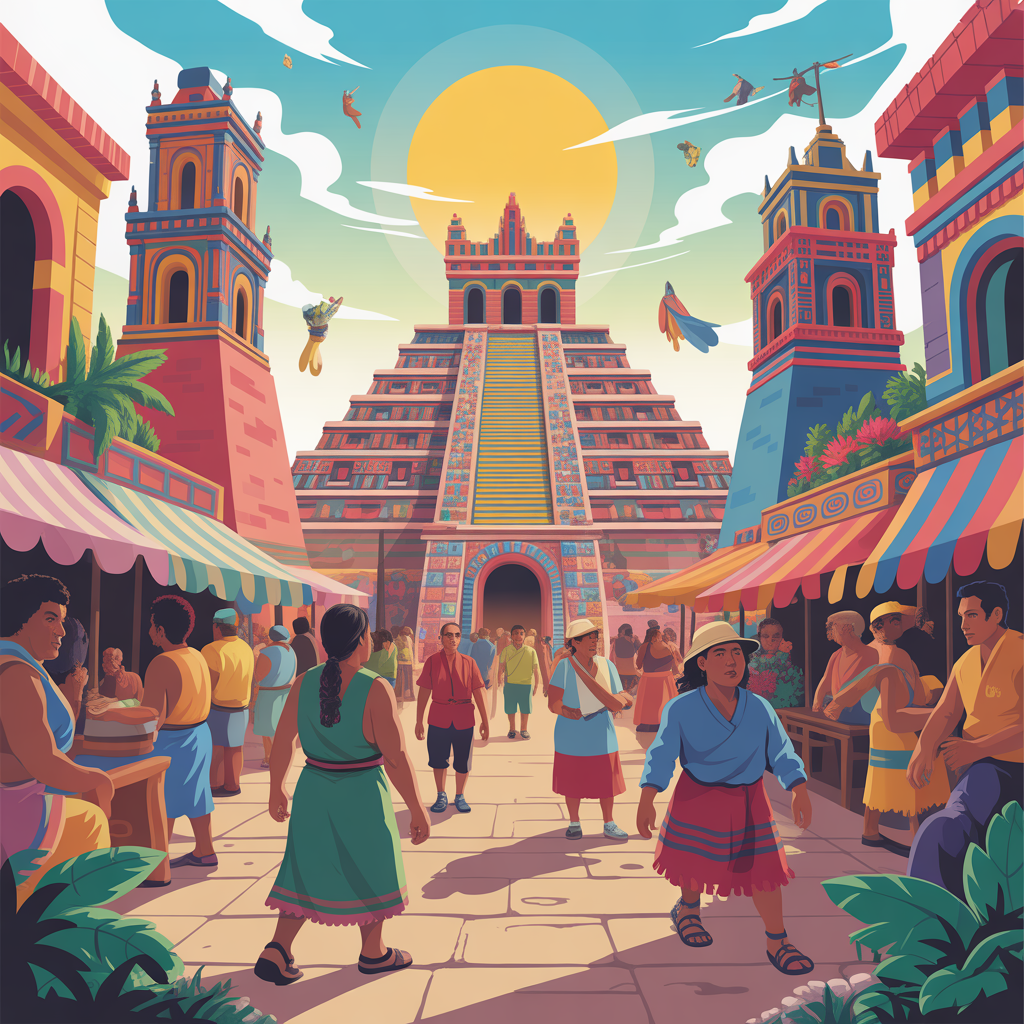 Aztec Blaze Sun